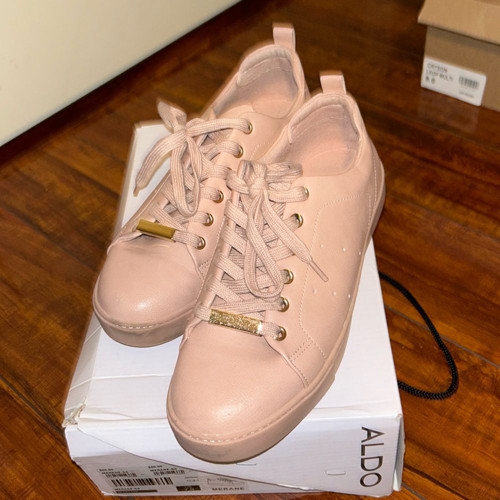 Pink Aldo sneakers
